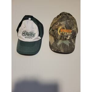 Two baseball-style caps